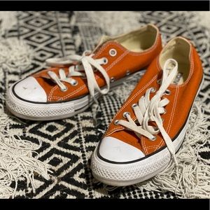 Orange Converse